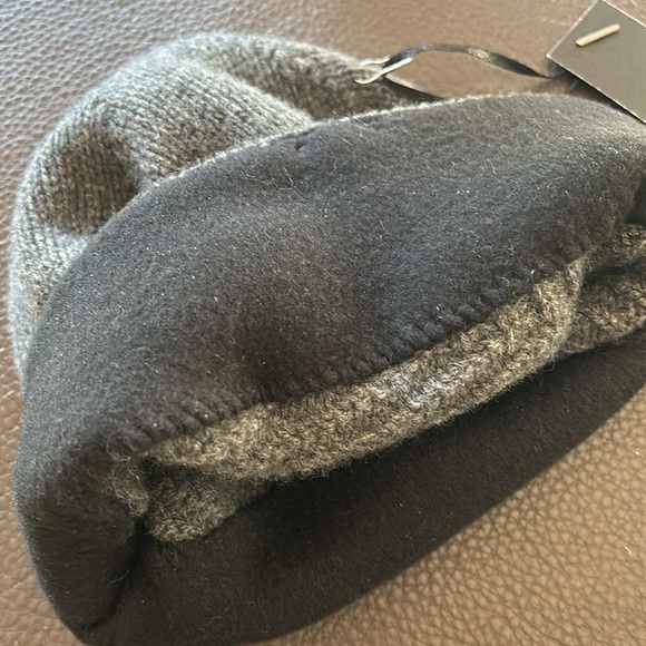 Cashmere slouch cap - Picture 3 of 6